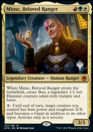 Minsc, Beloved Ranger (Promo Pack) [Dungeons & Dragons: Adventures in the Forgotten Realms Promos] | Exor Games Dartmouth