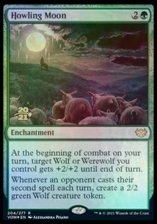 Howling Moon [Innistrad: Crimson Vow Prerelease Promos] | Exor Games Dartmouth