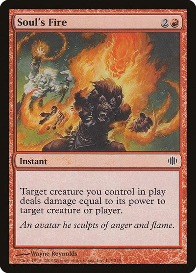 Soul's Fire [Shards of Alara] | Exor Games Dartmouth