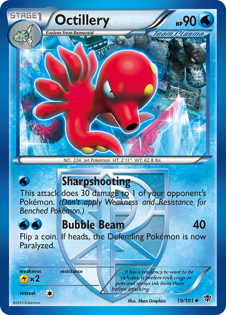 Octillery (19/101) [Black & White: Plasma Blast] | Exor Games Dartmouth