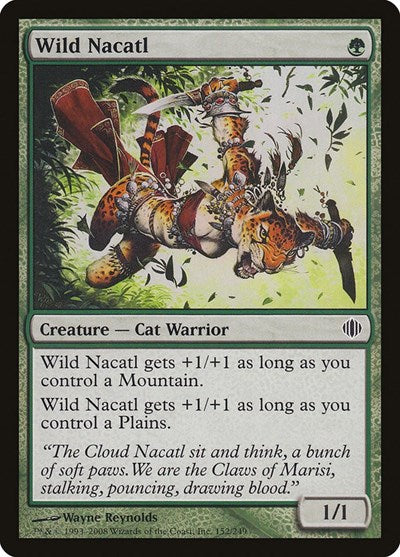 Wild Nacatl [Shards of Alara] | Exor Games Dartmouth