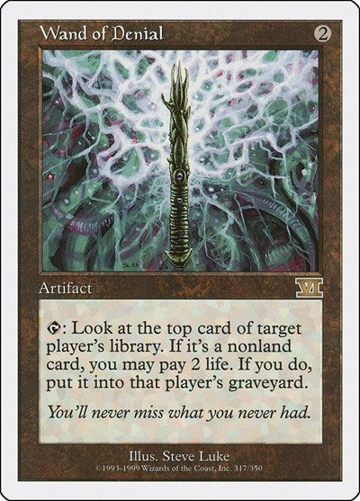 Wand of Denial [Classic Sixth Edition] | Exor Games Dartmouth