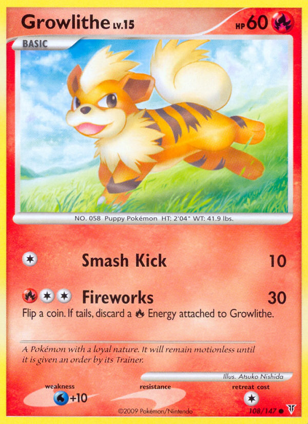 Growlithe (108/147) [Platinum: Supreme Victors] | Exor Games Dartmouth