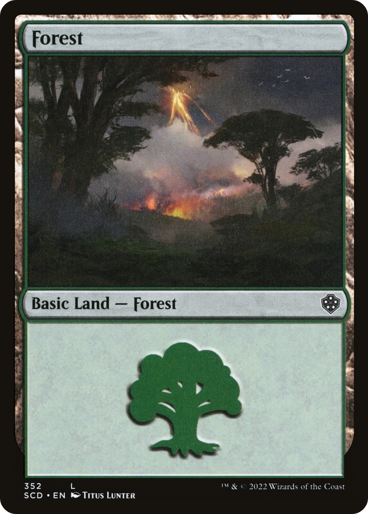 Forest (352) [Starter Commander Decks] | Exor Games Dartmouth