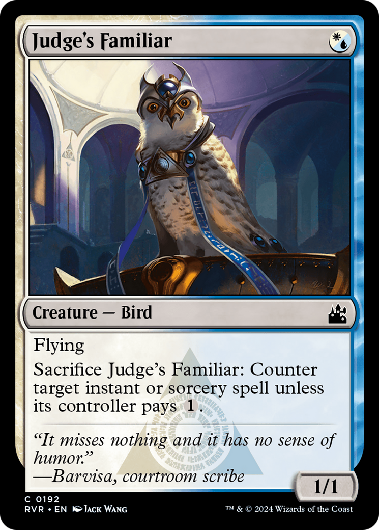 Judge's Familiar [Ravnica Remastered] | Exor Games Dartmouth