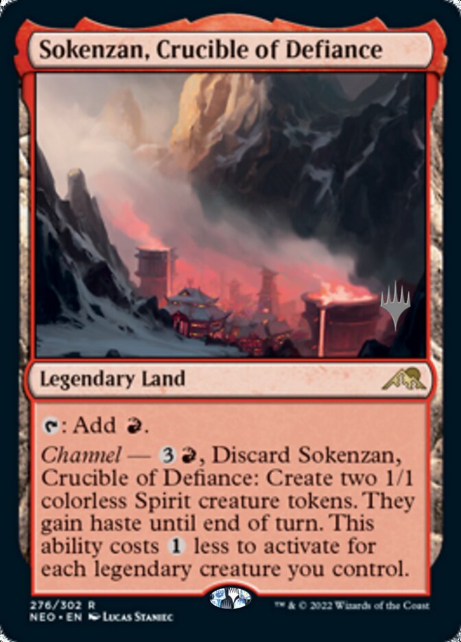 Sokenzan, Crucible of Defiance (Promo Pack) [Kamigawa: Neon Dynasty Promos] | Exor Games Dartmouth