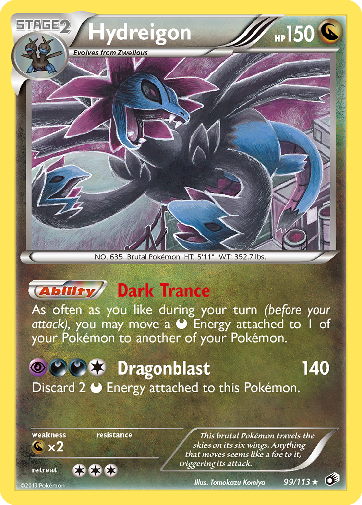 Hydreigon (99/113) [Black & White: Legendary Treasures] | Exor Games Dartmouth