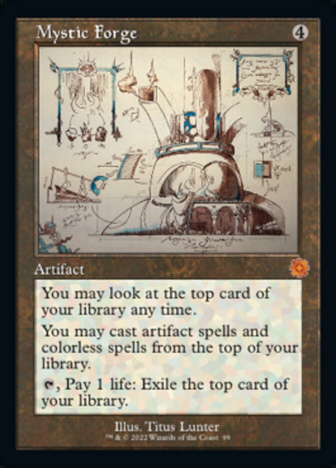 Mystic Forge (Retro Schematic) [The Brothers' War Retro Artifacts] | Exor Games Dartmouth