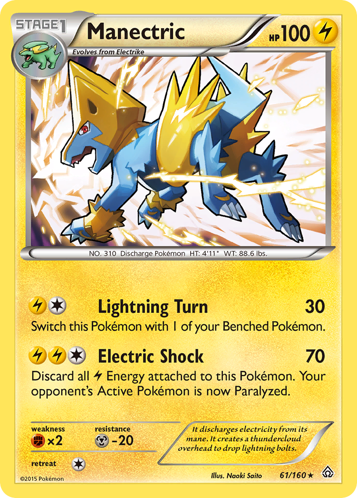 Manectric (61/160) [XY: Primal Clash] | Exor Games Dartmouth