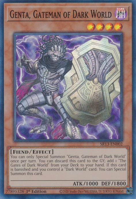 Genta, Gateman of Dark World [SR13-EN002] Super Rare | Exor Games Dartmouth