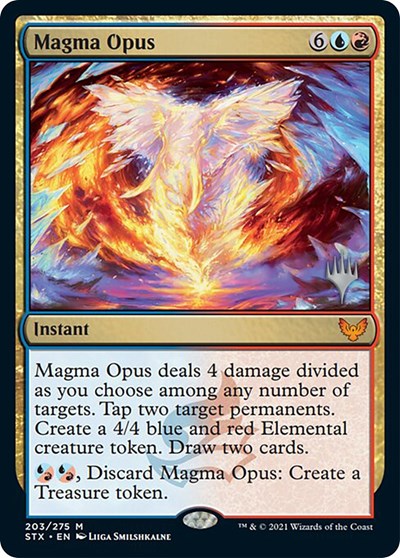 Magma Opus (Promo Pack) [Strixhaven: School of Mages Promos] | Exor Games Dartmouth