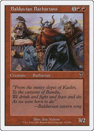 Balduvian Barbarians [Seventh Edition] | Exor Games Dartmouth