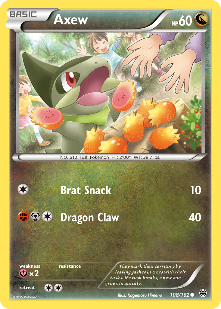 Axew (108/162) [XY: BREAKthrough] | Exor Games Dartmouth