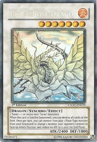 Black Rose Dragon [CSOC-EN039] Ghost Rare | Exor Games Dartmouth