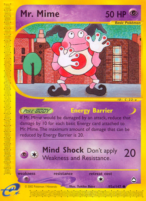 Mr. Mime (95a/147) [Aquapolis] | Exor Games Dartmouth