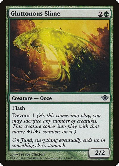 Gluttonous Slime [Conflux] | Exor Games Dartmouth