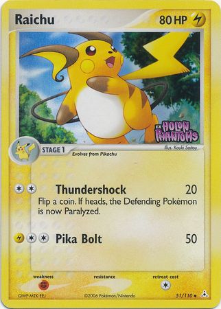 Raichu (51/110) (Stamped) [EX: Holon Phantoms] | Exor Games Dartmouth