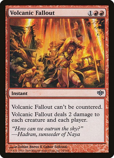 Volcanic Fallout [Conflux] | Exor Games Dartmouth