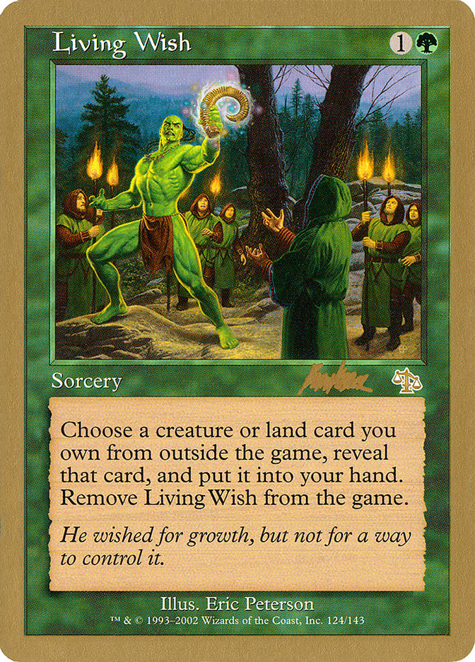Living Wish (Brian Kibler) [World Championship Decks 2002] | Exor Games Dartmouth