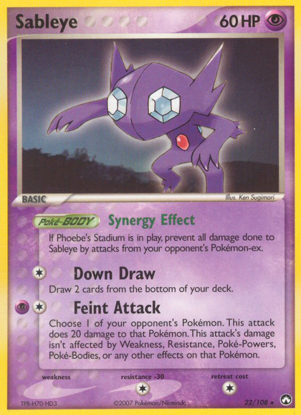 Sableye (22/108) [EX: Power Keepers] | Exor Games Dartmouth