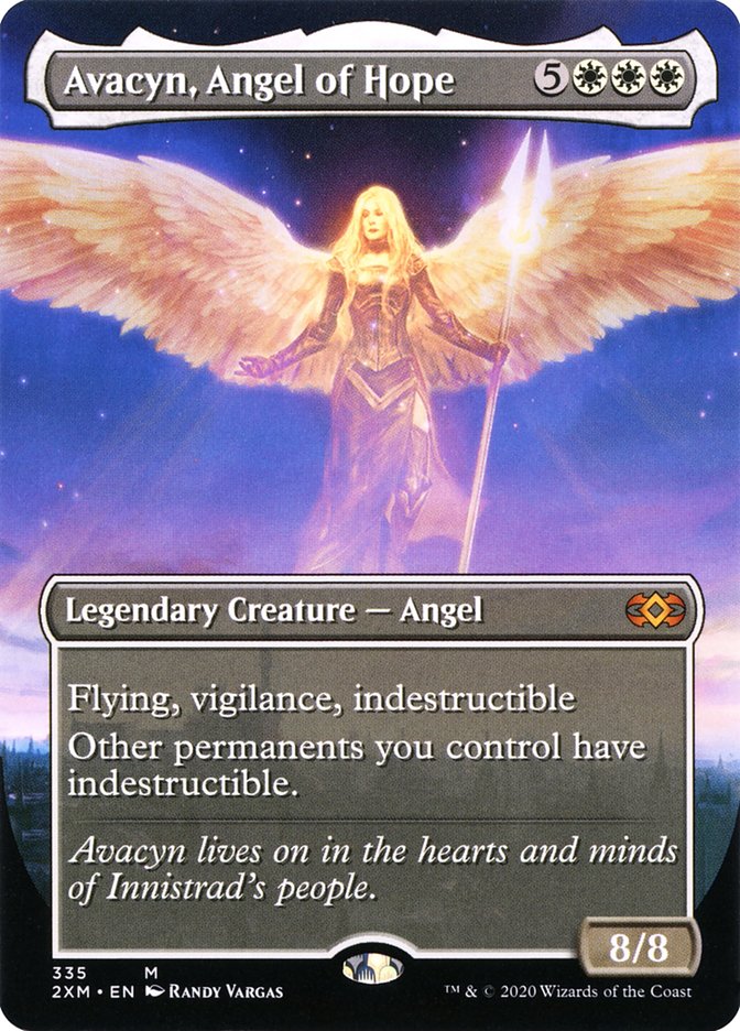 Avacyn, Angel of Hope (Borderless) [Double Masters] | Exor Games Dartmouth