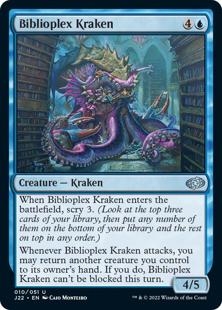 Biblioplex Kraken [Jumpstart 2022] | Exor Games Dartmouth