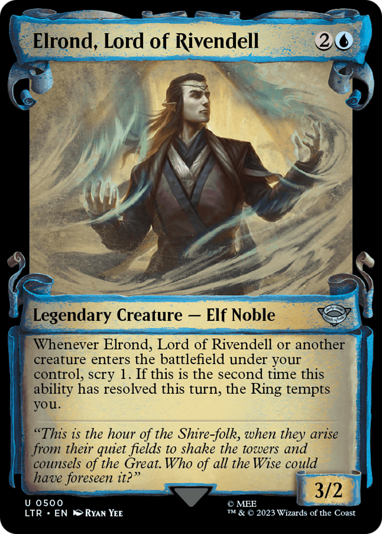 Elrond, Lord of Rivendell [The Lord of the Rings: Tales of Middle-Earth Showcase Scrolls] | Exor Games Dartmouth