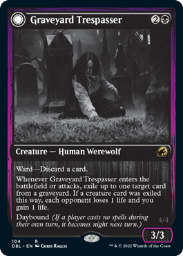 Graveyard Trespasser // Graveyard Glutton [Innistrad: Double Feature] | Exor Games Dartmouth