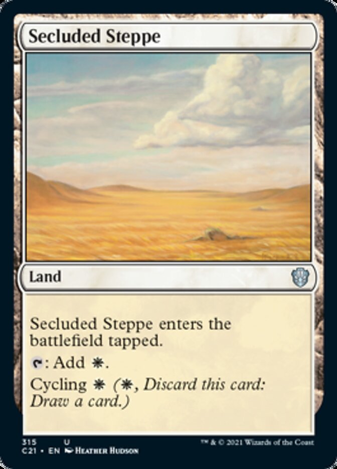 Secluded Steppe [Commander 2021] | Exor Games Dartmouth