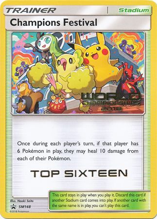 Champions Festival(SM148) (2018 Top Sixteen) [Sun & Moon: Black Star Promos] | Exor Games Dartmouth