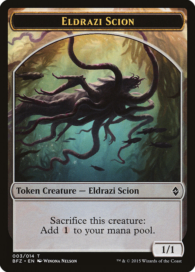 Eldrazi Scion (003/014) [Battle for Zendikar Tokens] | Exor Games Dartmouth