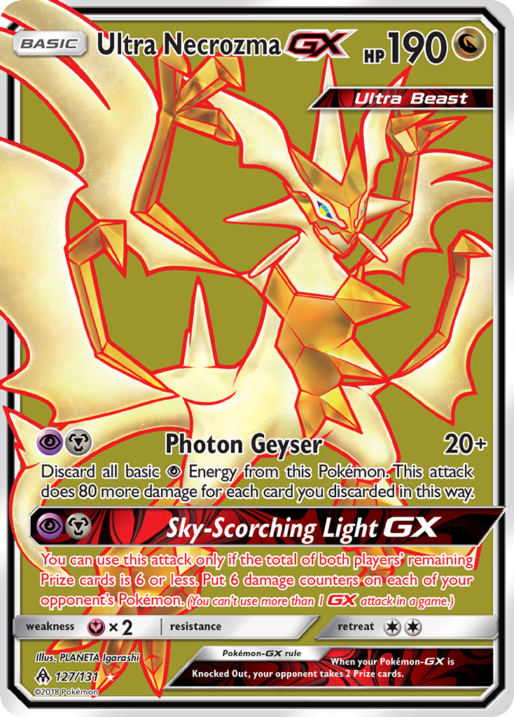 Ultra Necrozma GX (127/131) [Sun & Moon: Forbidden Light] | Exor Games Dartmouth