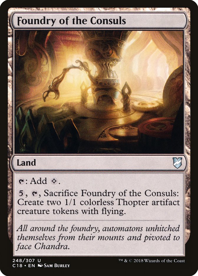 Foundry of the Consuls [Commander 2018] | Exor Games Dartmouth
