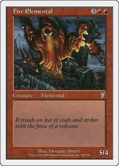 Fire Elemental [Seventh Edition] | Exor Games Dartmouth