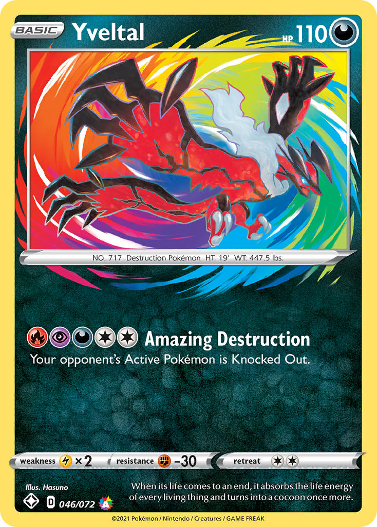 Yveltal (046/072) [Sword & Shield: Shining Fates] | Exor Games Dartmouth