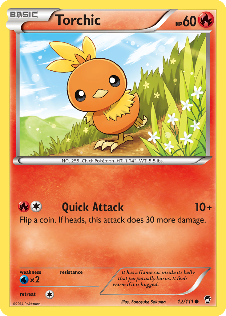 Torchic (12/111) [XY: Furious Fists] | Exor Games Dartmouth