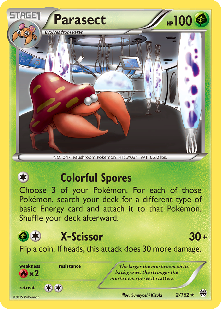 Parasect (2/162) [XY: BREAKthrough] | Exor Games Dartmouth