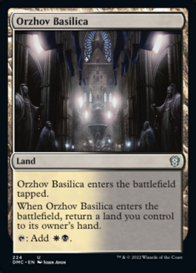 Orzhov Basilica [Dominaria United Commander] | Exor Games Dartmouth