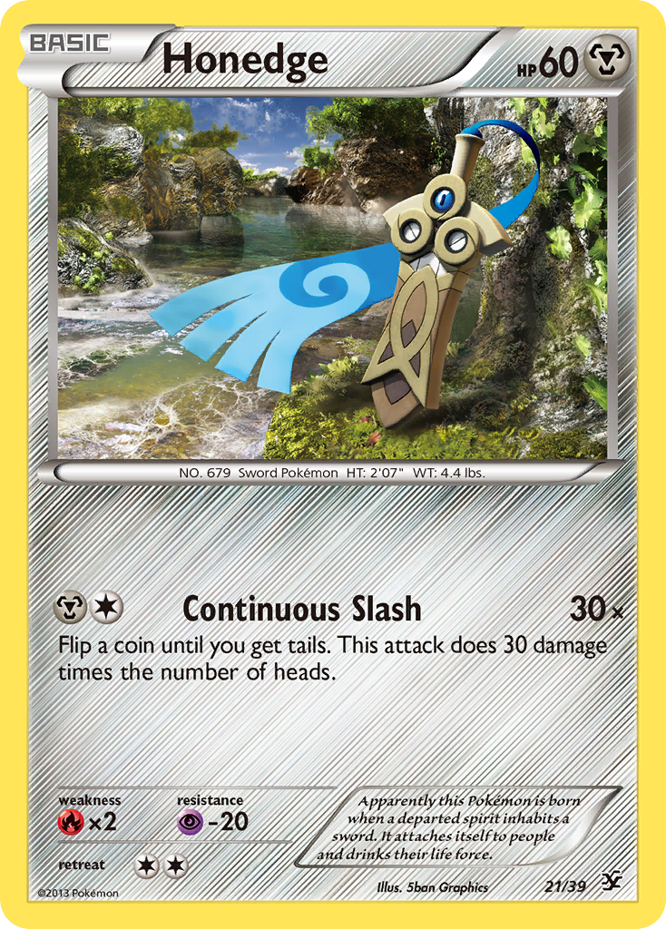 Honedge (21/39) [XY: Kalos Starter Set] | Exor Games Dartmouth