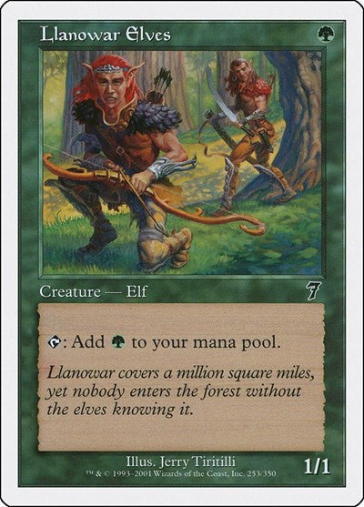 Llanowar Elves [Seventh Edition] | Exor Games Dartmouth