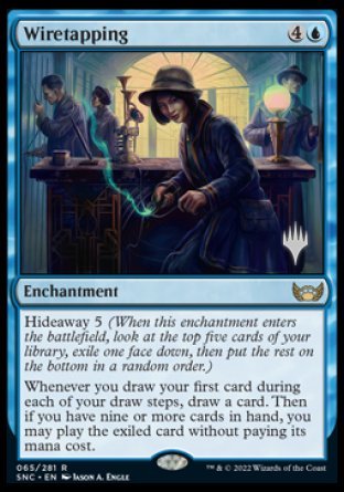 Wiretapping (Promo Pack) [Streets of New Capenna Promos] | Exor Games Dartmouth