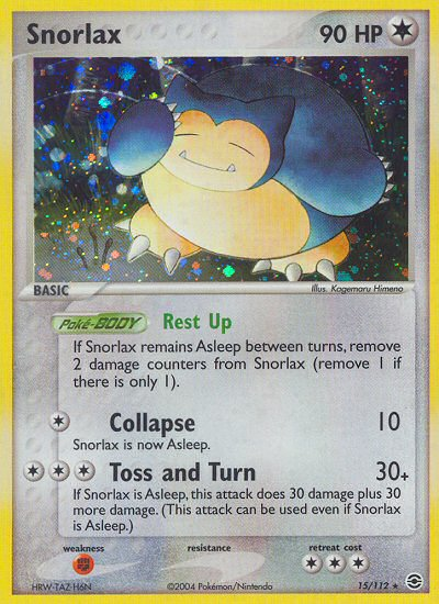 Snorlax (15/112) [EX: FireRed & LeafGreen] | Exor Games Dartmouth