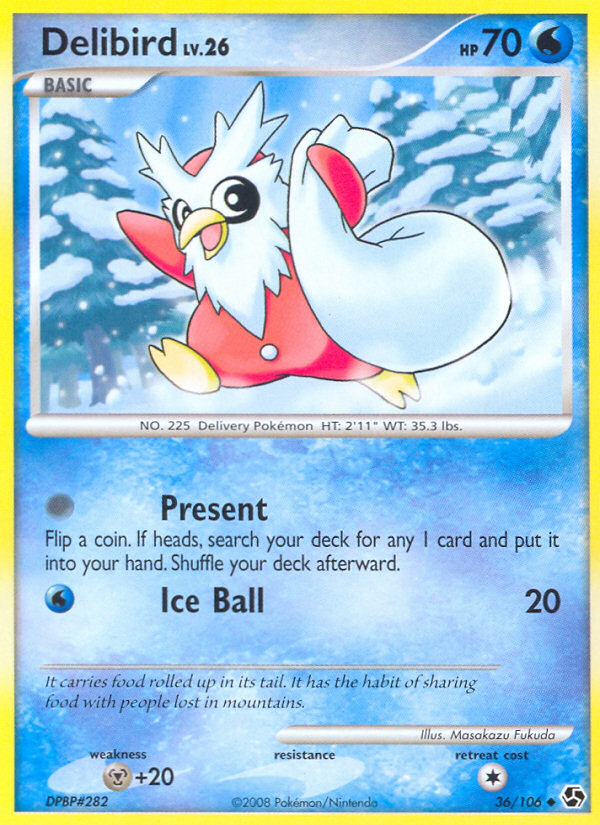 Delibird (36/106) [Diamond & Pearl: Great Encounters] | Exor Games Dartmouth