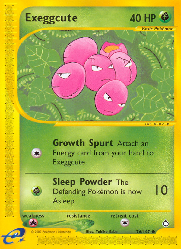 Exeggcute (76/147) [Aquapolis] | Exor Games Dartmouth