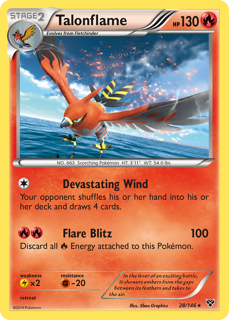 Talonflame (28/146) [XY: Base Set] | Exor Games Dartmouth