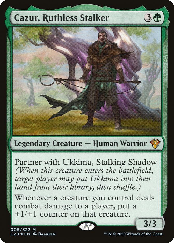 Cazur, Ruthless Stalker [Commander 2020] | Exor Games Dartmouth