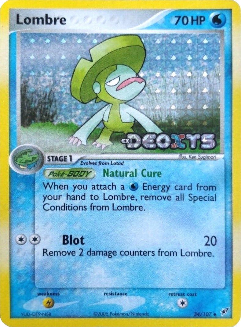 Lombre (34/107) (Stamped) [EX: Deoxys] | Exor Games Dartmouth