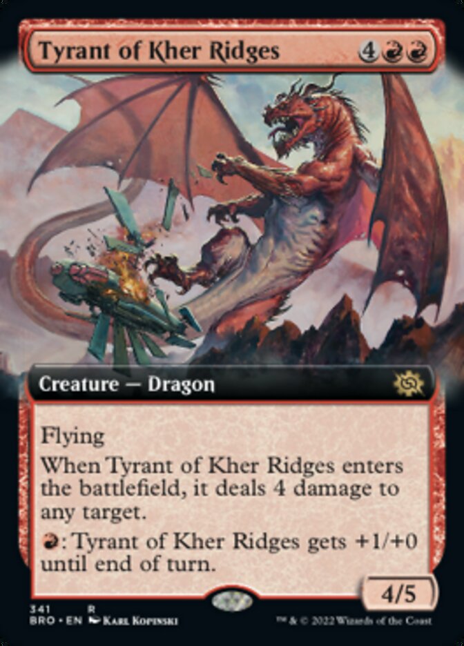 Tyrant of Kher Ridges (Extended Art) [The Brothers' War] | Exor Games Dartmouth