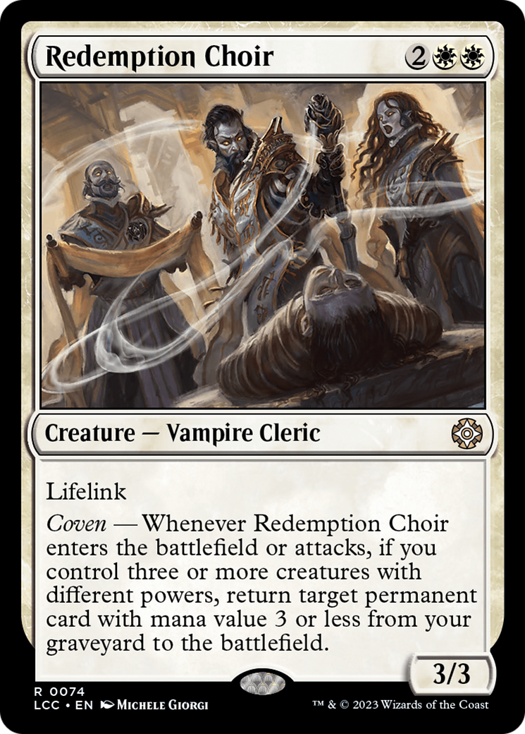 Redemption Choir [The Lost Caverns of Ixalan Commander] | Exor Games Dartmouth