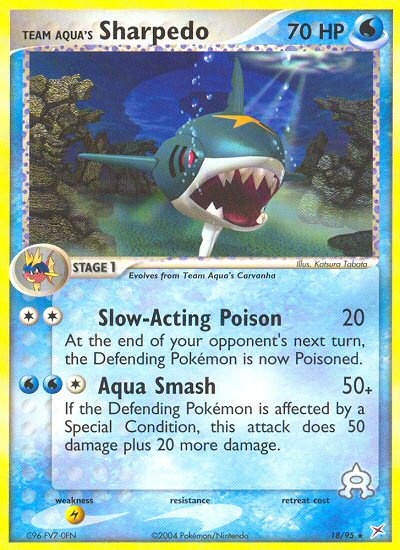 Team Aqua's Sharpedo (18/95) [EX: Team Magma vs Team Aqua] | Exor Games Dartmouth